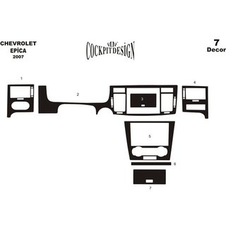 Interieur sierlijsten (MERIC) Chevrolet Epica 2006–2014 foto 2