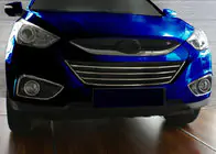 Hyundai IX-35 2010–2015 Grille sierlijsten met rand (4-delig, RVS) foto 1