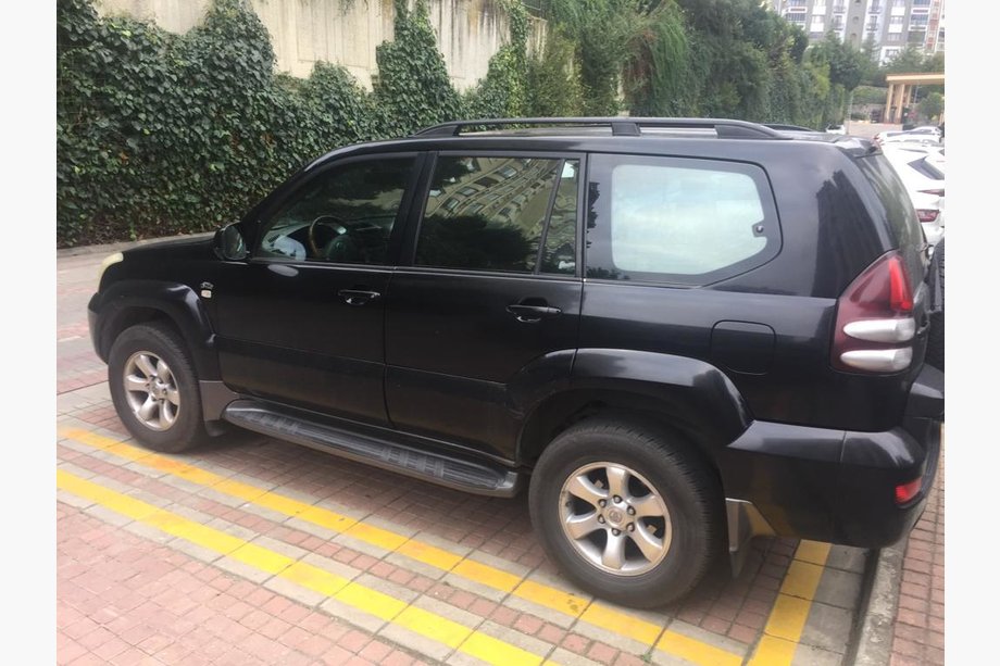 Toyota Land Cruiser Prado 120 2002–2009 Dakrails Skyport Black (2 stuks) Image