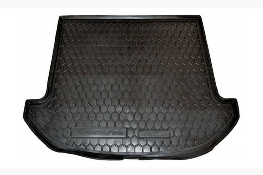 Hyundai Santa Fe 3 2012–2018 Kofferbakmat korte wielbasis 7 zitplaatsen (Autogumm, rubber) Image