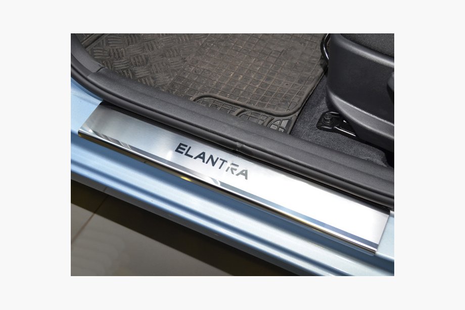 Hyundai Getz 2002– Nathanika premium instaplijsten (4 stuks, RVS) Image