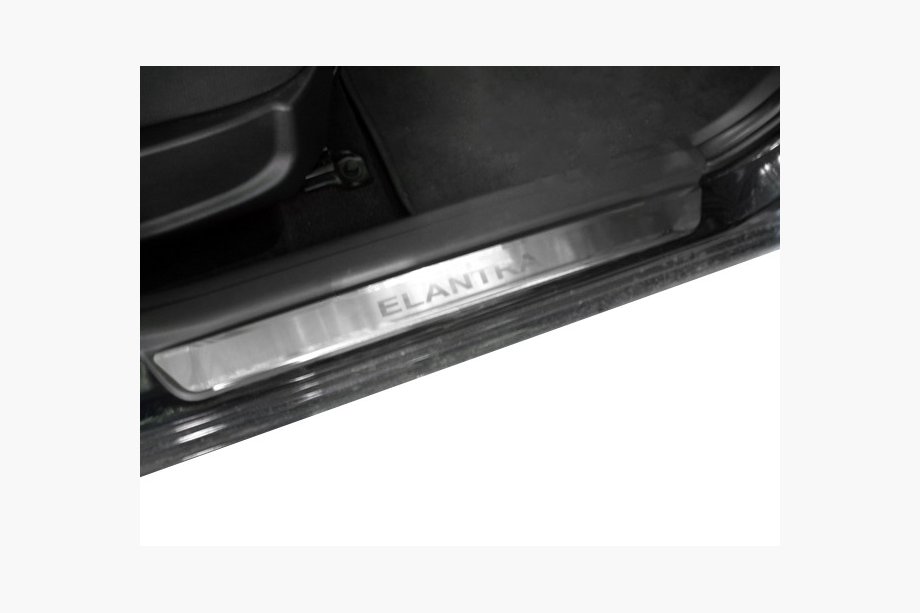 Hyundai Elantra (HD) 2006–2011 Nataniko RVS dorpellijsten (set van 4) Image