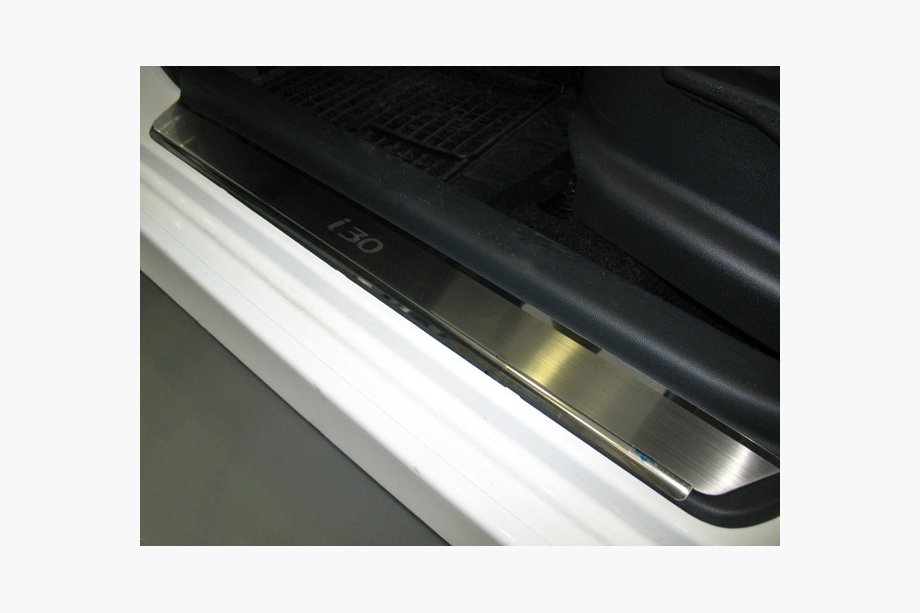 Hyundai I-30 2007–2011 Nataniko RVS dorpellijsten (set van 4) Image