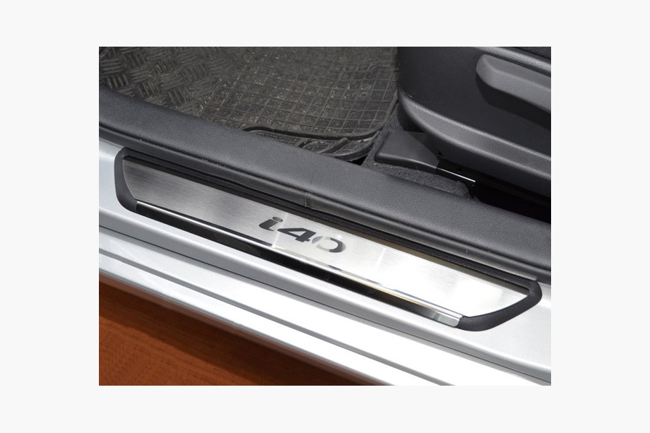 Hyundai I-40 2011–2019 Nathanika premium instaplijsten (4 stuks, RVS) Image