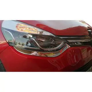 RVS koplampranden voor (set 2 st.) Renault Clio IV 2012–2019 foto 1
