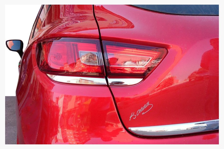 Renault Clio IV 2012–2019 RVS achterlichtcovers (set van 2) Image