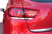 Renault Clio IV 2012–2019 RVS achterlichtcovers (set van 2) foto 1
