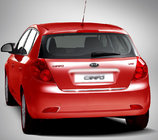 Kia Ceed 2007–2012 Kofferrandlijst (HB, RVS) foto 1