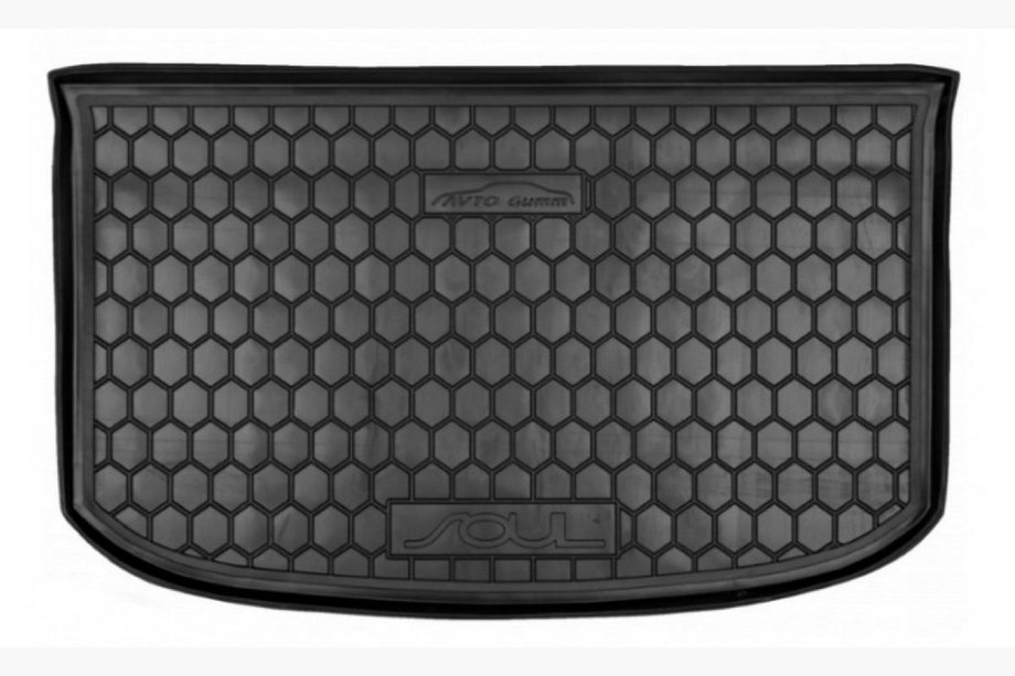 Kia Soul II 2013–2018 Bovenste kofferbakmat met organizer (Autogumm, kunststof) Image