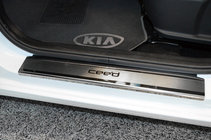 Kia Ceed 2012–2018 Nataniko RVS dorpellijsten (set van 4) foto 1