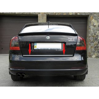 RVS kofferbakrand Skoda Octavia II A5 2006–2010 foto 1