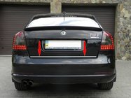 Skoda Octavia II A5 2006–2010 RVS kofferbakrand Stationwagen foto 1