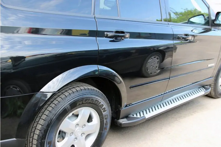 SsangYong Kyron 2005–2014 Side steps Line (2 st., aluminium) Image