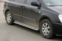 Kia Carnival 2002–2013 Side steps KB001 (RVS) foto 1