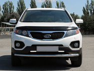 Kia Sorento II XM 2009–2014 Frontbescherming ST008 (2010-2013, RVS) foto 1