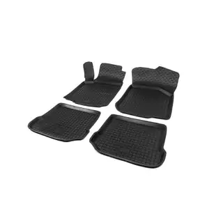 Rubberen vloermatten met opstaande rand (4 stuks, Polytep) Skoda Octavia I Tour A4 1996–2010 foto 1