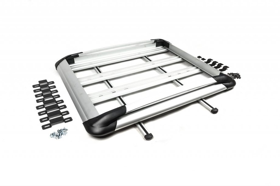Opel Vivaro 2001–2015 Dakdrager met dwarsdragers en bagagenet (125 x 200 cm) Image