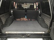 Nissan Patrol Y60 1988–1997 Lange kofferbakmat (EVA, zwart) foto 1