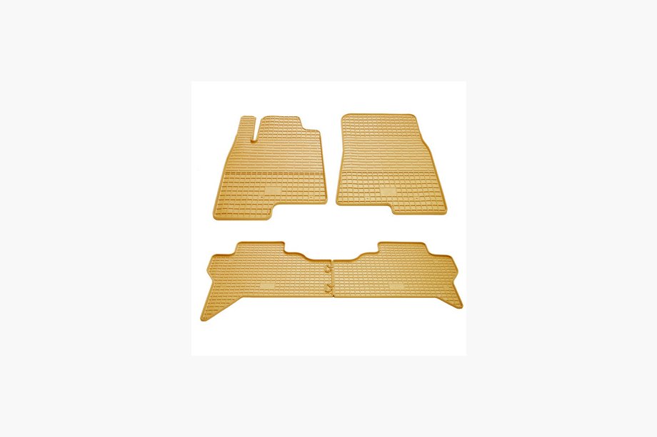 Mitsubishi Pajero Wagon III 1999–2006 Beige automatten (4 stuks, Stingray Premium) Image
