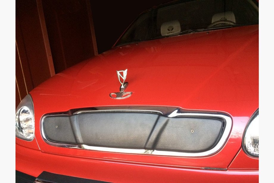 Daewoo Lanos 1998–2017 Winterafdekking voor grille (bovenste) Image