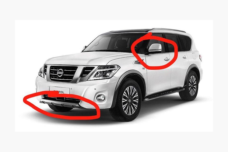 Nissan Patrol Y62 2010–2024 Upgrade kit voor modeljaar 2019 Image