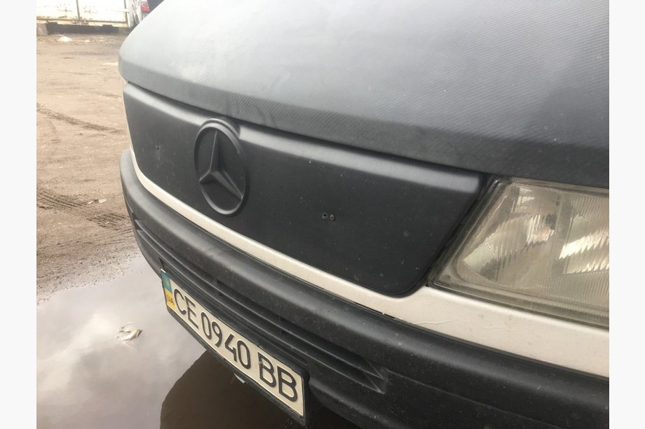 Mercedes Sprinter W901/902/903/904/905 1995–2006 Winterafdekking voor de grille Foto 2
