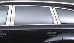 Audi Q7 2005–2015 Sierlijsten voor deurstijlen (RVS) foto 4