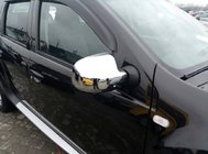 Renault Duster 2008–2017 Chrom spiegelkappen (set van 2) V-2 OmsaLine - Italiaans roestvrij staal foto 6