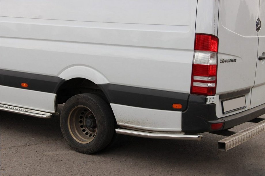 Mercedes Sprinter W907/W910 2018– Sidebars achter het achterwiel (2 st., RVS) Image