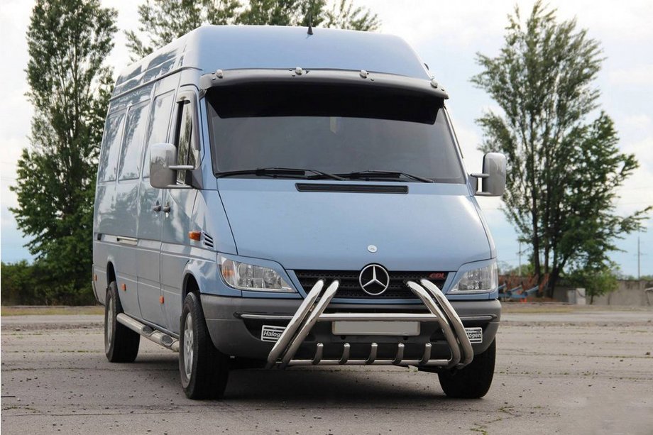 Mercedes Sprinter W901/902/903/904/905 1995–2006 Bullbar Kelebek WT011 (rvs) Image