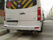 Mercedes Sprinter W906 2006–2018 Achterbumper diffuser V1 (spuitklaar) foto 1