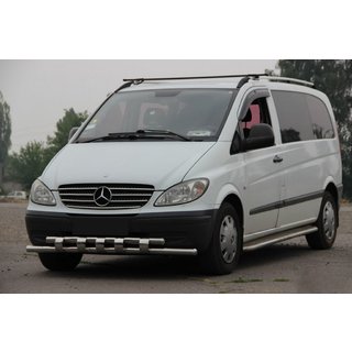 Bullbar Shark ST015 (RVS) Mercedes Viano 2004–2014 foto 1