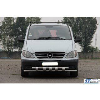 Bullbar Shark ST015 (RVS) Mercedes Viano 2004–2014 foto 2