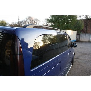 Zwarte dakrails ELITE (kunststof voet) Mercedes Viano 2004–2014 foto 2