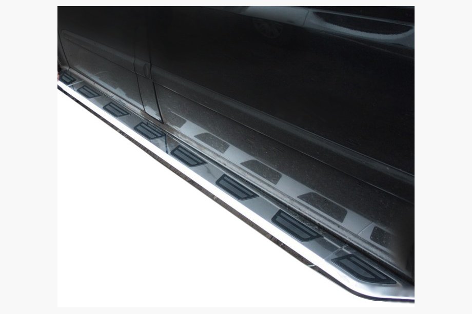 Mercedes Viano 2004–2014 Zijsteps Vison (2 st., aluminium/RVS) Lange wielbasis Image