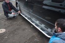 Mercedes Vito W639 2004–2014 Zijsteps Vison (2 st., aluminium/RVS) foto 6