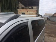 Mercedes Viano 2004–2014 Dakrails chroom CAN origineel design (metalen steunen) Korte wielbasis (Short/Compact) foto 4