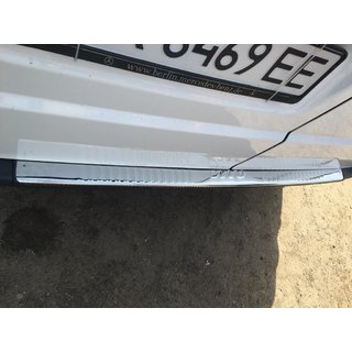 RVS achterbumperbeschermer met omgezette rand (Carmos V1) Mercedes Vito W639 2004–2014 foto 3