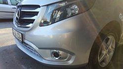 Mercedes Vito/V-klasse W447 2014– Grille sierlijsten 2014-2020 (5-delig, RVS) Carmos - Turks staal foto 5