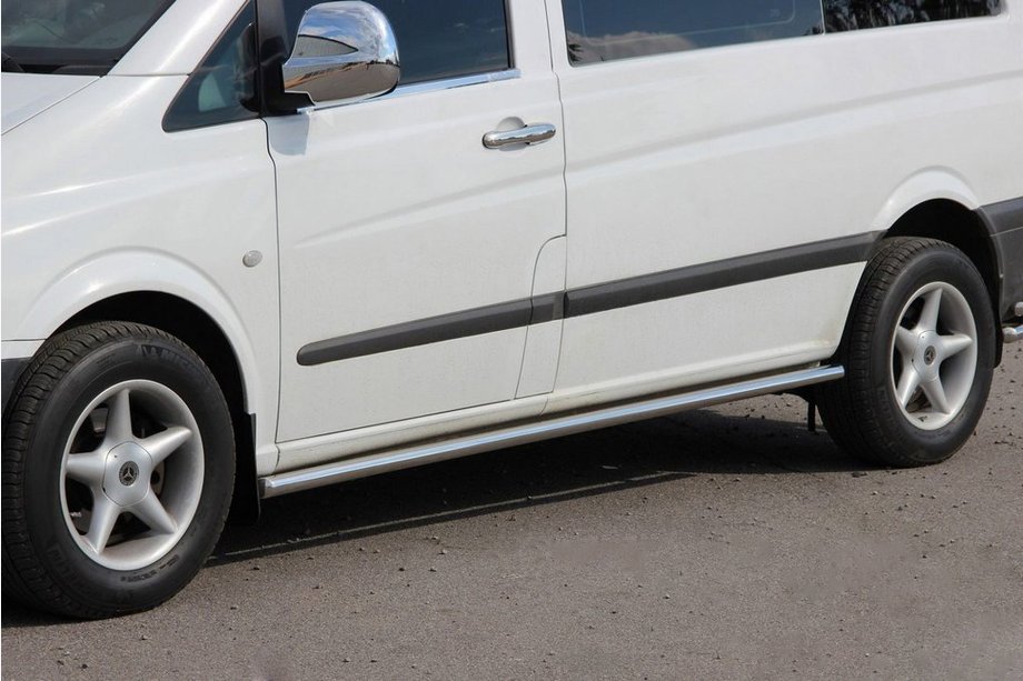 Mercedes Vito W639 2004–2014 Sidebars BB001 (2 st., RVS) Image