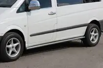 Mercedes Viano 2004–2014 Sidebars BB001 (2 st., RVS) foto 1