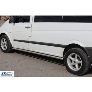 Sidebars BB001 (2 st., RVS) Mercedes Viano 2004–2014 foto 2