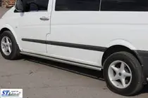 Mercedes Viano 2004–2014 Sidebars BB001 (2 st., RVS) foto 2