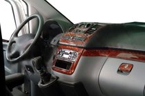 Mercedes Viano 2004–2014 Dashboard sierlijsten Meric (voorzijde) 2004-2006, Aluminium foto 3