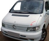Mercedes Vito W638 1996–2003 Koplampwimpers (overspuitbaar) foto 1