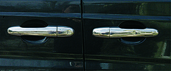Mercedes Viano 2004–2014 RVS deurgreepkappen 3 stuks, Carmos - Turks roestvrij staal foto 3