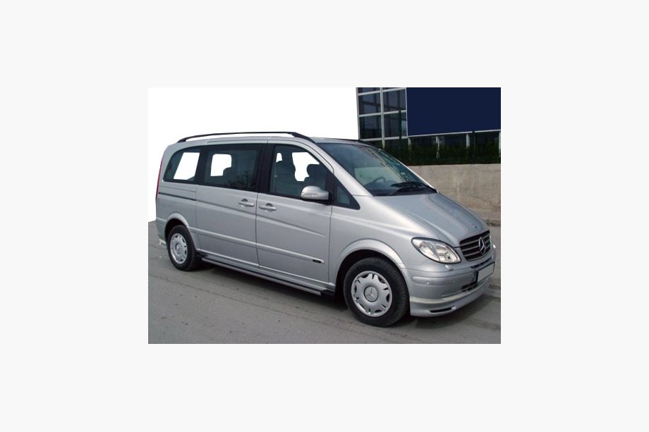 Mercedes Viano 2004–2014 Voorbumper lipspoiler Brabos Style (spuitklaar) Image