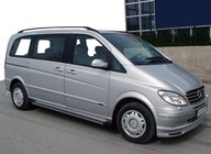 Mercedes Viano 2004–2014 Voorbumper lipspoiler Brabos Style (spuitklaar) foto 1