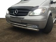 Mercedes Viano 2004–2014 Voorbeschermbeugel ST014 (RVS) 60/42 mm foto 5