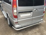 Mercedes Vito W639 2004–2014 Achterbeschermbeugel AK005 (RVS) foto 1